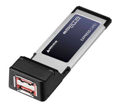 CARD PCMCIA EXPRESS TO E-SATA 3.0 GBPS, CARD PCMCIA EXPRESS TO ESATA, PCMCIA EXPRESS TO E-SATA